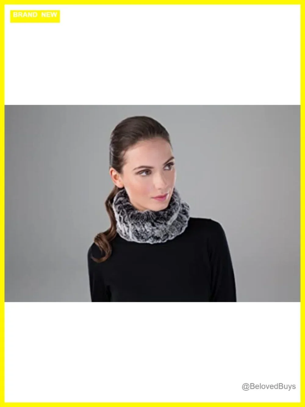 Rex Rabbit Fur Knit Headband Winter Ear Warmers Luxury Wedding Accessory